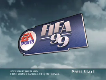 FIFA 99 (Europe) (En,Fr,De,Es,It,Nl,Pt,Sv) screen shot title